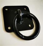 #328 HITCH RING W/3 1/2^ PLATE BLACK