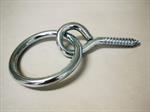 # 416 HITCHING RING WITH SCREW - ZINC PLATED