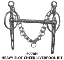 5" SLOT LIVERPOOL BIT POLISHED STAINLESS STEEL