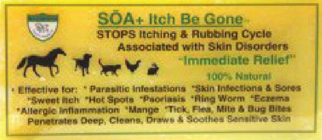 AMERICA'S ACRES SOA + ITCH BE GONE BAR SOAP 300GM