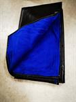 BLUE BORG LINED RUBBER LAP BLANKET (CHILDS)