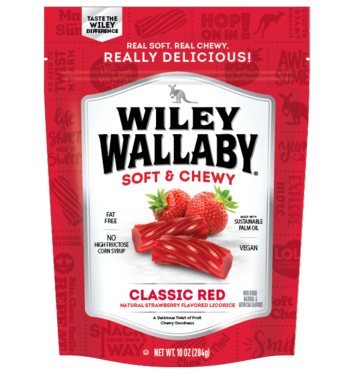 CLASSIC RED WILEY WALLABY  GOURMET LIQUORICE,