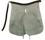 DELUXE LEATHER FARRIER APRON - GREY