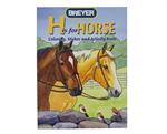 ^H IS FOR HORSE^ COLORING BOOK WITH STICKERS