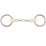 HAPPY MOUTH DOUBLE JOINTED LOOSE RING SNAFFLE BIT - 5.5^