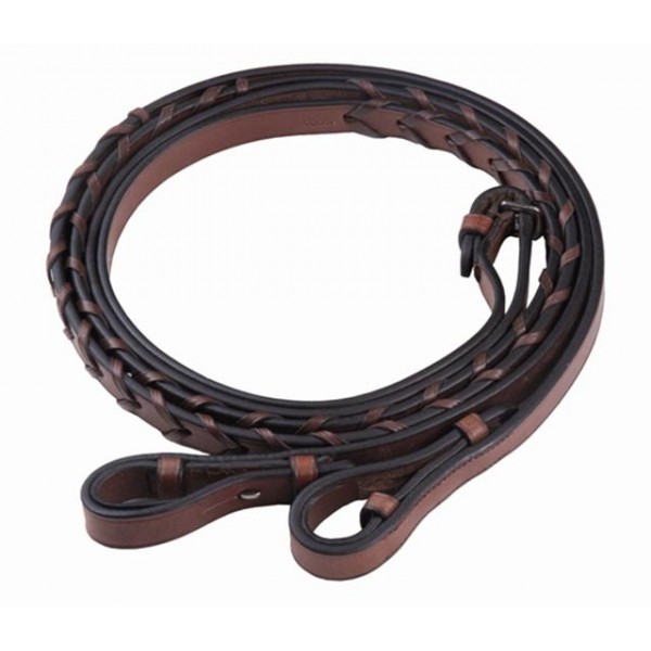 HDR ADVANTAGE 5/8" LACED REINS - BROWN