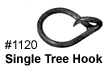 HEAVY SINGLE TREE HOOKS  - BARE STEEL