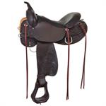 HIGH HORSE OYSTER CREEK TRAIL SADDLE - ROUND SKIRT - 15^ - X-WIDE TREE
