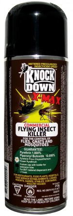 KNOCK DOWN, X-MAX FLYING INSECT KILLER 1.8%, BVT AEROSOL 212G - DOMESTIC