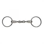 KORSTEEL THICK MOUTH FRENCH LINK LOOSE RING SNAFFLE BIT 5^