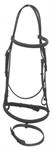 LEGACY RAISED BROWN LEATHER BRIDLE W/FLASH - HORSE