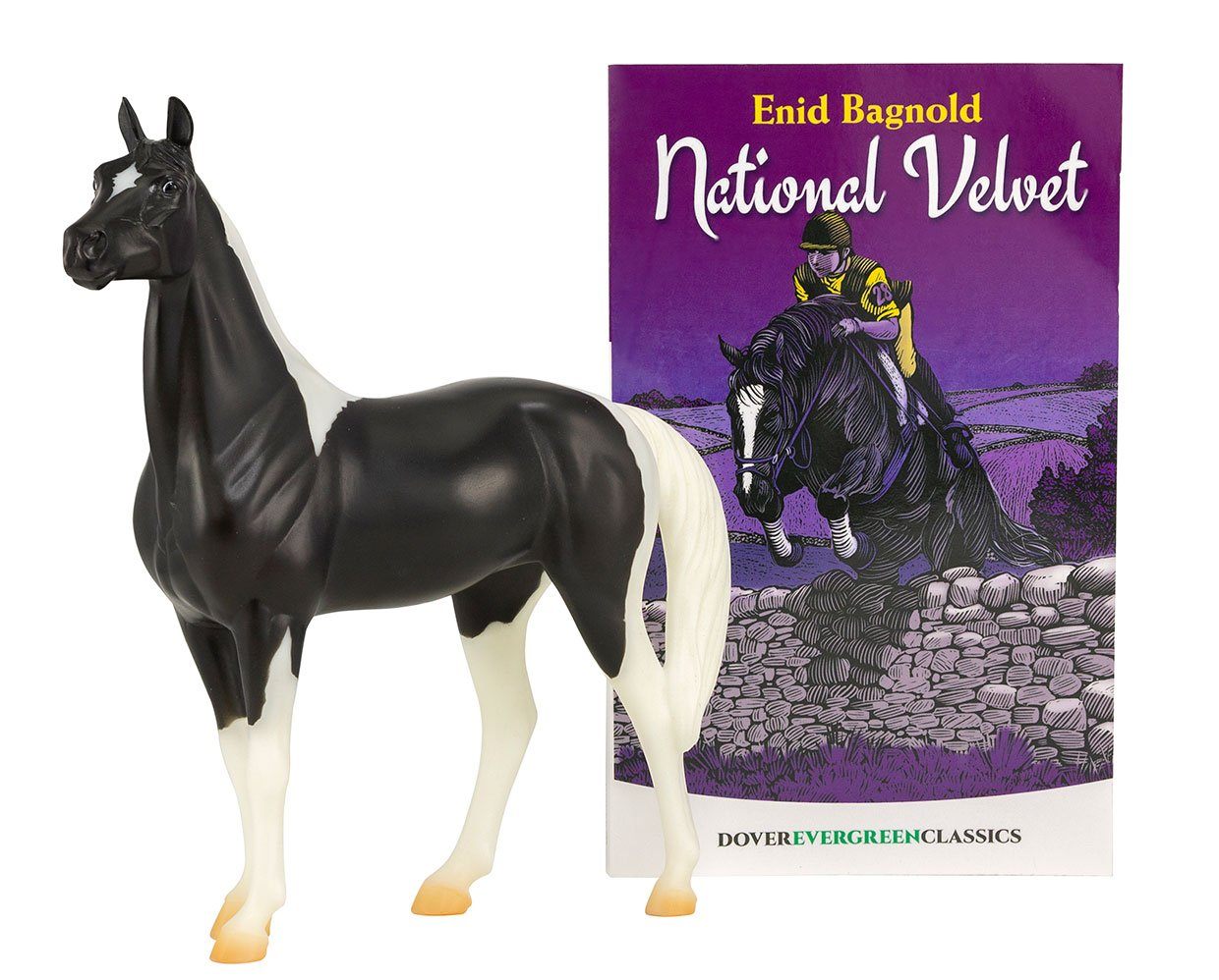 NATIONAL VELVET HORSE & BOOK SET