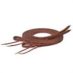 PRO TACK OILED EXTRA HEAVY HARNESS LEATHER SPLILT REINS - 1/2^X8'