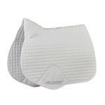 ROMA FLEECE TOP/QUILTED BOTTOM CLOSE CONTACT SADDLE PAD WHITE 17^ - 17.5^