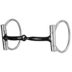 STAINLESS STEEL DEE RING SNAFFLE W/SWEET IRON MOUTH - 5^