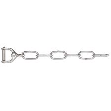 STAINLESS STEEL HEEL CHAIN - PONY - 8-LINK 1 1/2"
