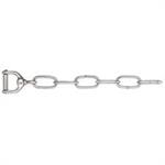 STAINLESS STEEL HEEL CHAIN - PONY - 8-LINK 1 1/2^