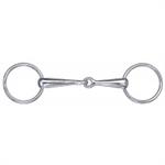 STAINLESS STEEL LOOSE RING PONY SNAFFLE BIT - 3-1/2^