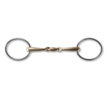 STUBBEN  LOOSE RING SNAFFLE BIT W/COPPER MOUTH - 5 1/2^