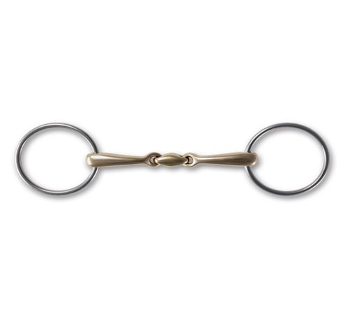 STUBBEN LOOSE RING SNAFFLE BIT W/COPPER MOUTH - 5 3/4"