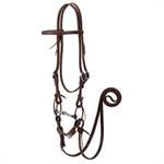 WEAVER WORKING TACK RING SNAFFLE BRIDLE - 5^