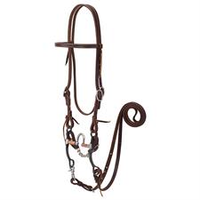 WEAVER WORKING TACK SNAFFLE MOUTH BRIDLE - 5"
