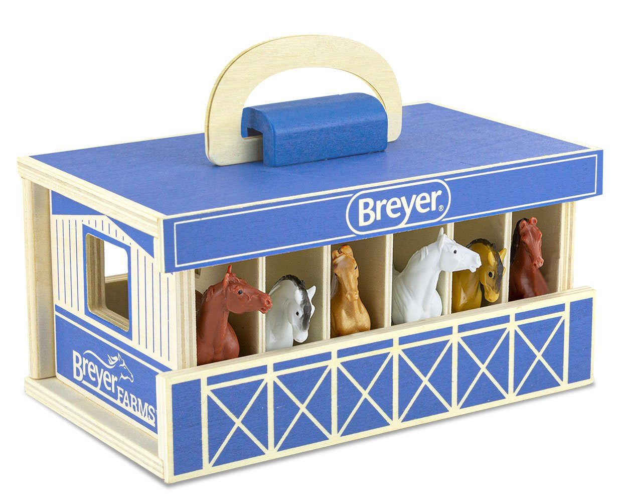 WOODEN STABLE PLAYSET