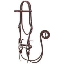 WORKING TACK PONY RING SNAFFLE BRIDLE 4 1/4" BIT