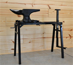 NC FOLDING ANVIL STAND W/VISE