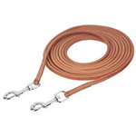 WEAVER LEATHER COMPLETE DRAW REINS 3/8^X15' - RUSSET
